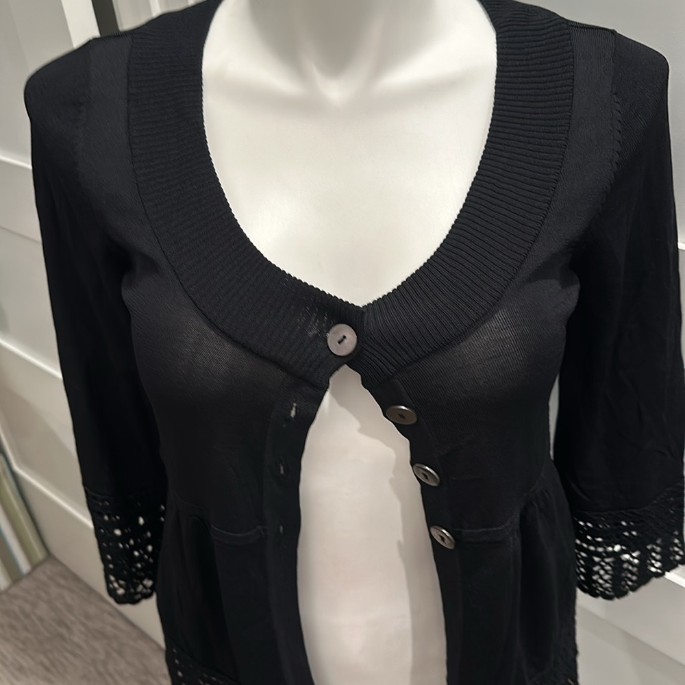 NWT Linda Matthews New York Cardigan Size M